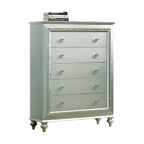 18 Champagne Five Drawer Standard Chest