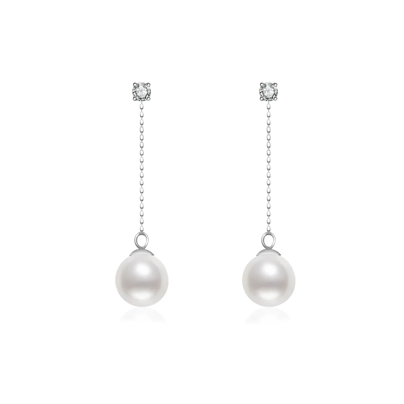 18K Akoya Hanadama Pearl Earrings KE00086