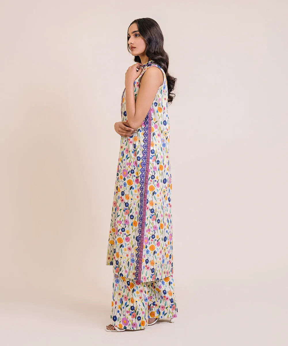 2 Piece - Embroidered Lawn Suit