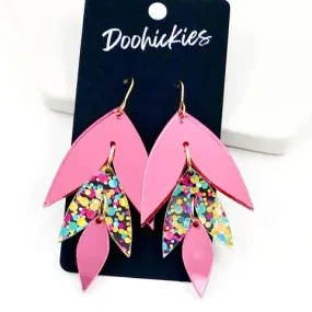 2.5 Mermaid Confetti Lilli Belle Acrylic Earrings