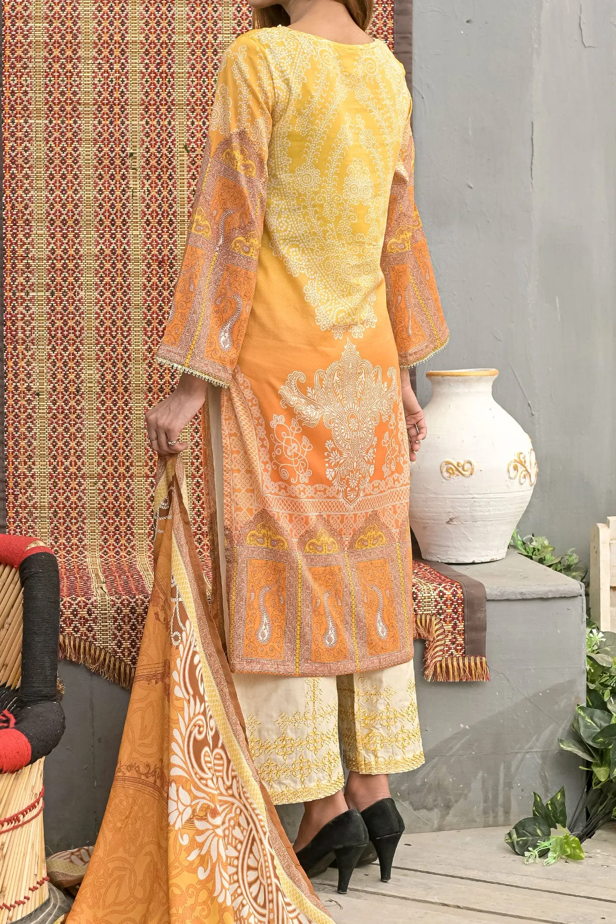 3 PIECE DIGITAL PRINT LAWN| DPC-233