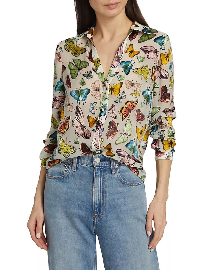 Alice   Olivia - Eloise Blouse - Boundless Butterfly