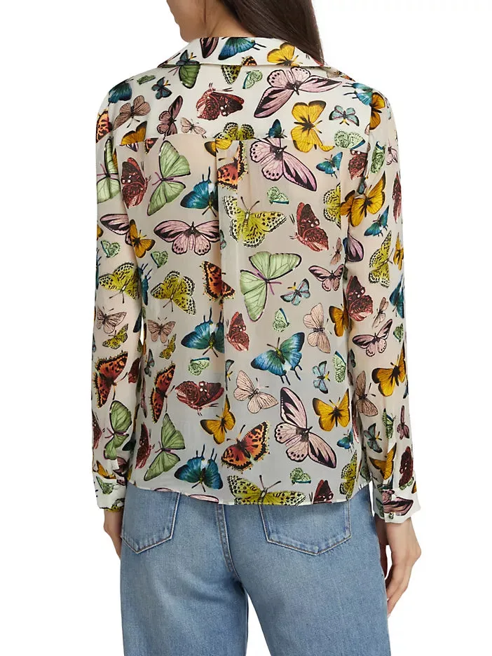 Alice   Olivia - Eloise Blouse - Boundless Butterfly