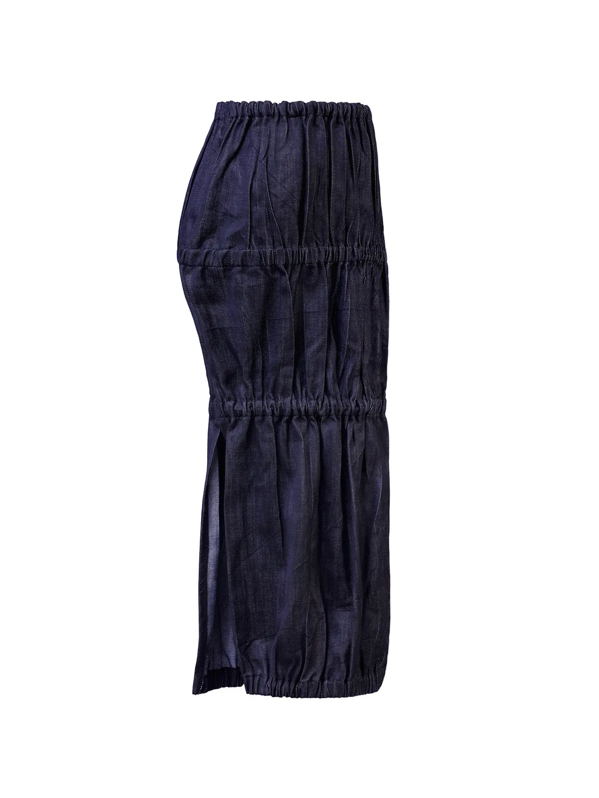 Arty Girl Elastic Denim Skirt