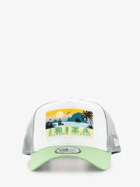 Cappellino A-Frame Trucker New Era Summer Ibiza green