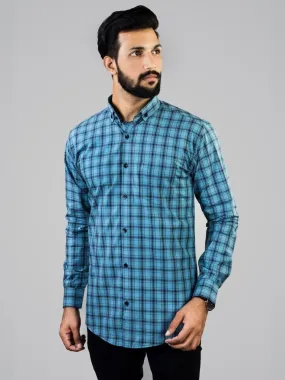 Check Shirt for Men - Valerian Checked Casual Cotton Shirt