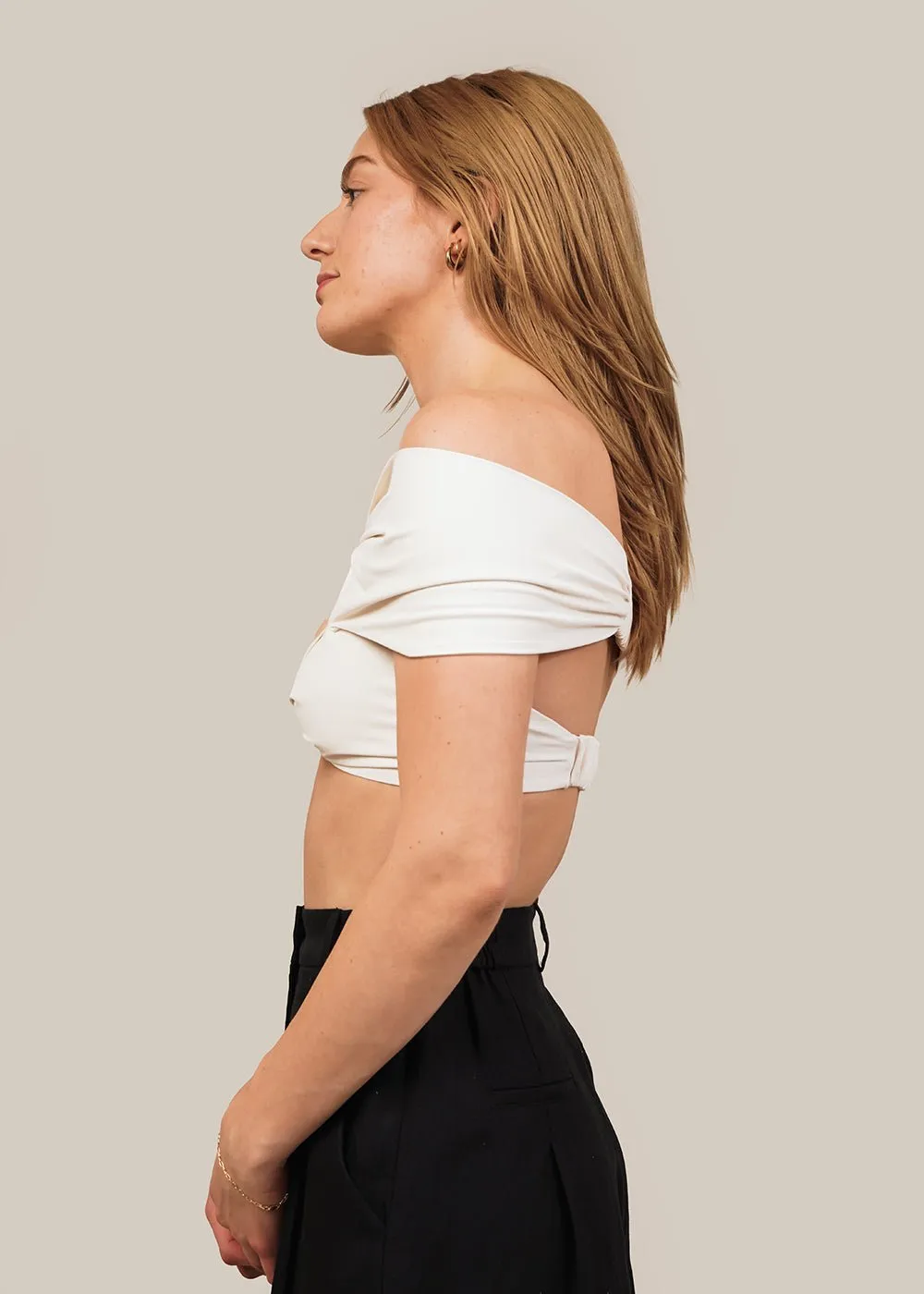 Coconut Double Bandeau Top