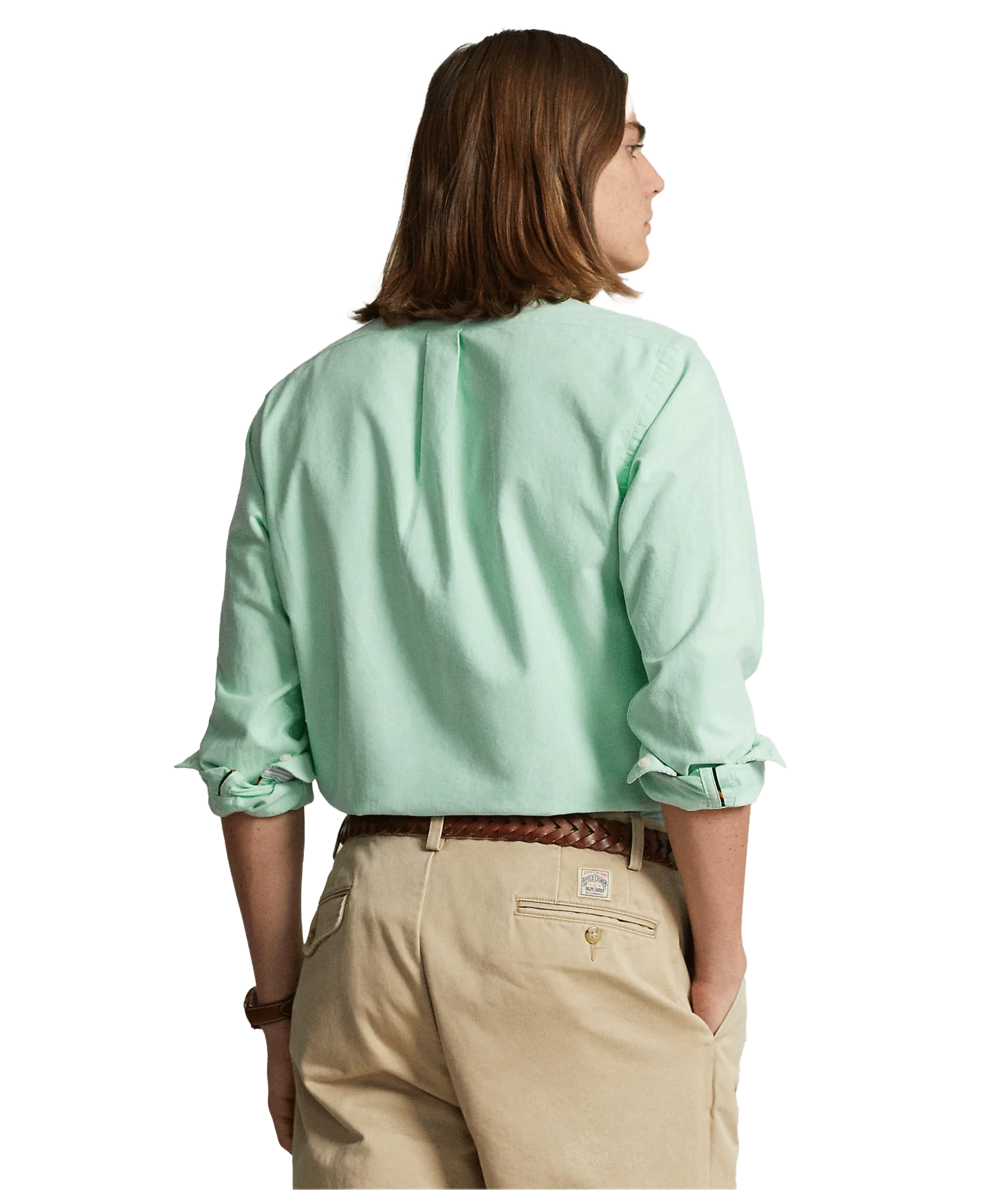 Custom Fit Oxford Shirt - Green