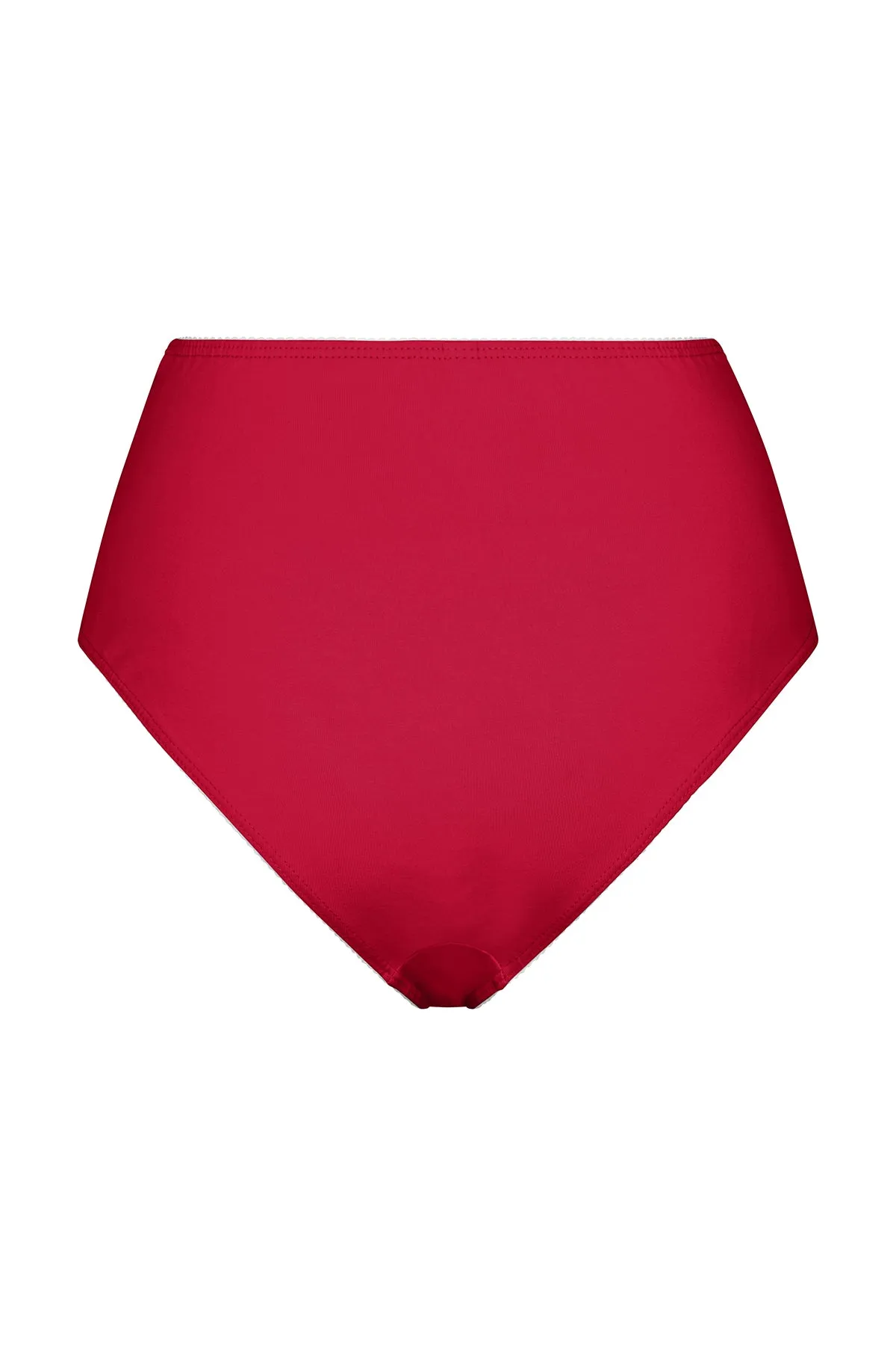 HIGH RISE UNDERWEAR IN CHERRY