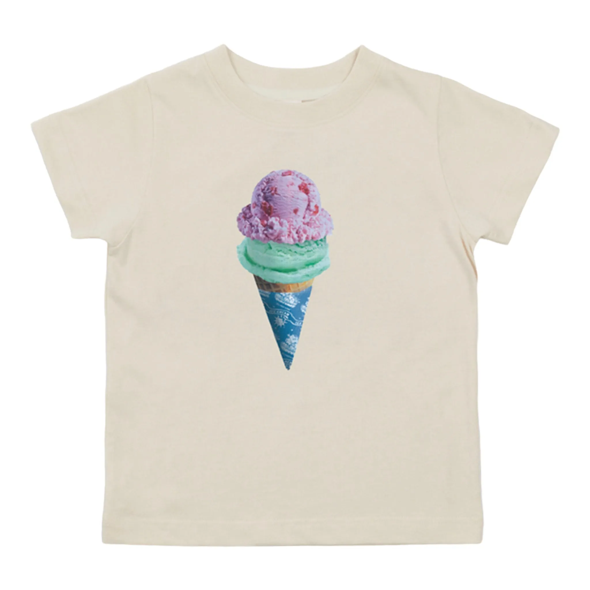 Icecream Kids Two Scoops SS Tee (Whisper White)