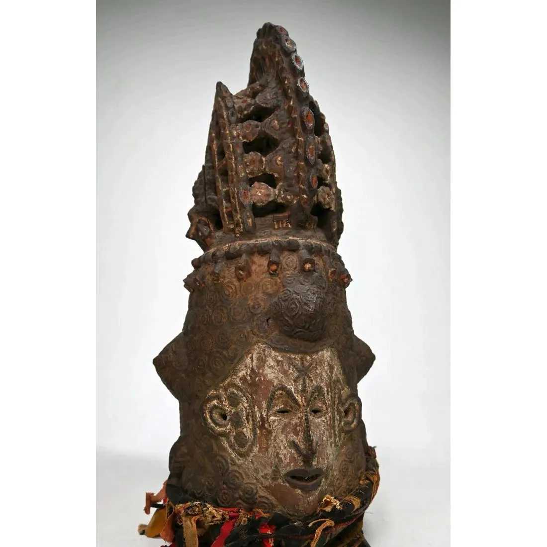 Igbo Tall Maiden Mask / Headdress, Nigeria PROVENANCE