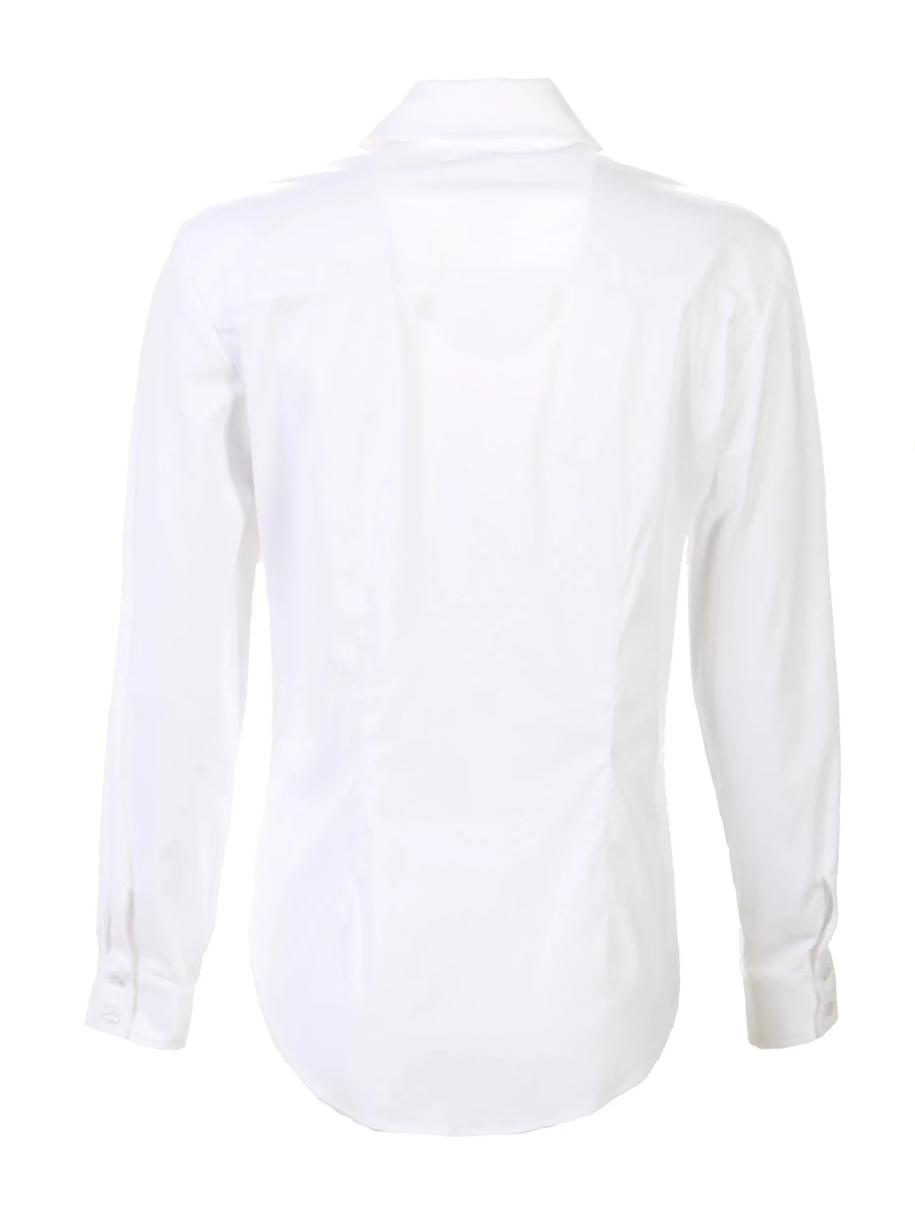 Johnny Shirt White Silky Poplin