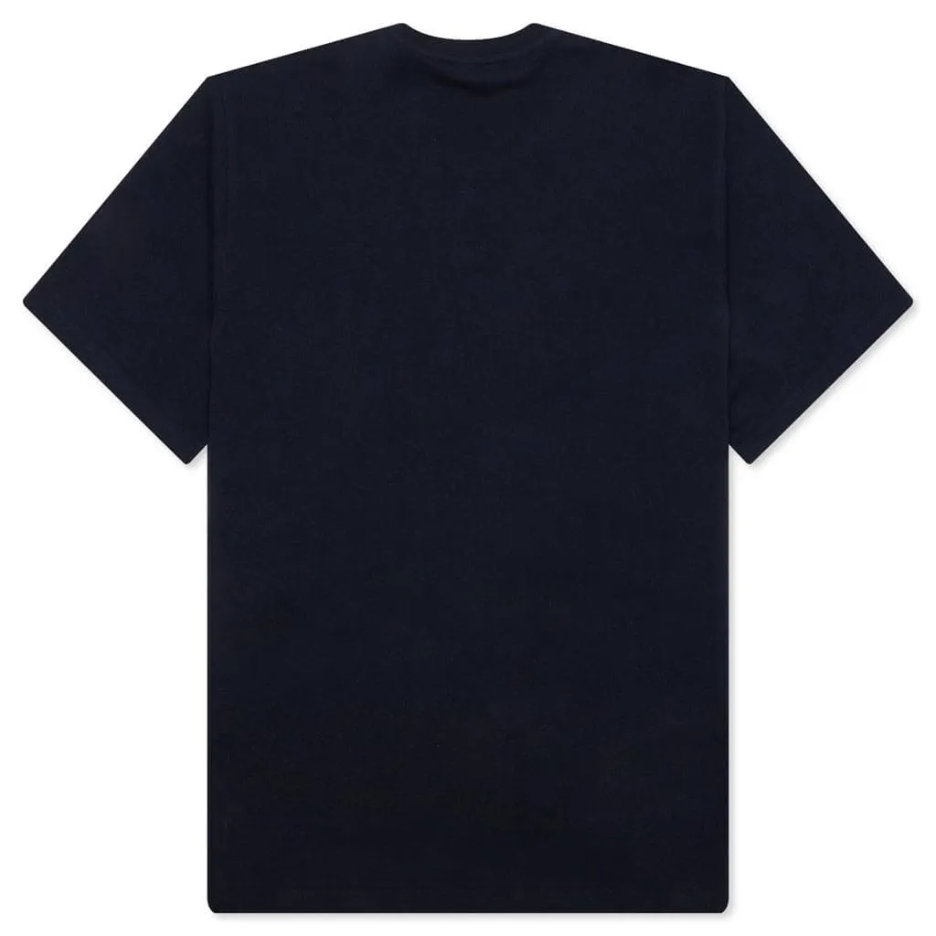 Logo Embroidery T-Shirt - Navy