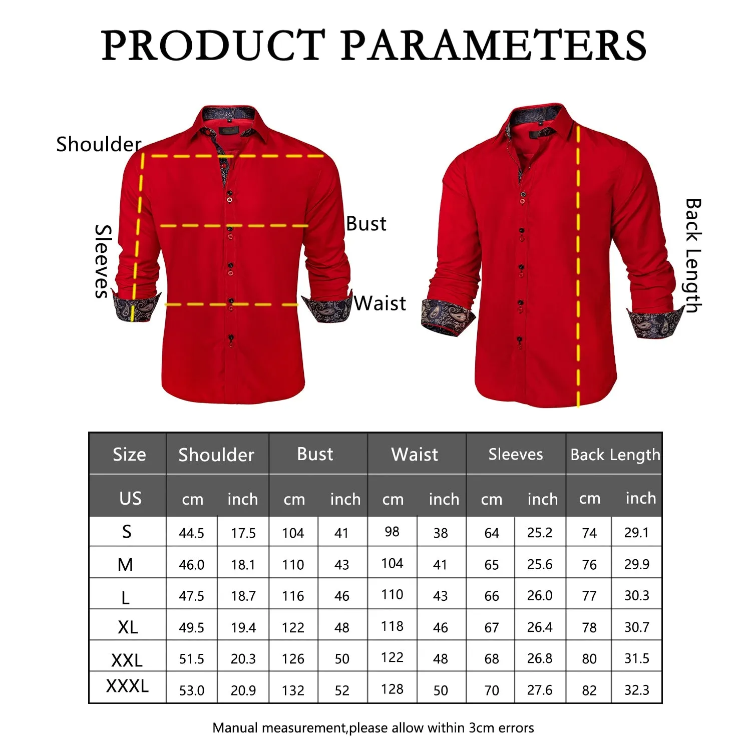 Long Sleeve Shirts For Men Solid Red Blue Black Splicing Paisley Mens Designer Clothes Camisa Masculina Men Social Dress Shirt