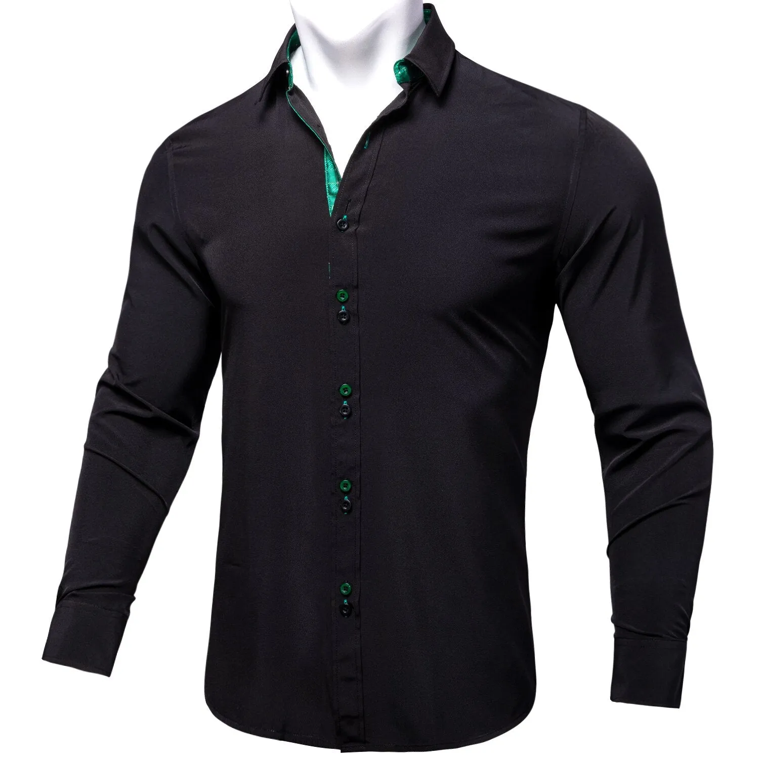 Long Sleeve Shirts For Men Solid Red Blue Black Splicing Paisley Mens Designer Clothes Camisa Masculina Men Social Dress Shirt