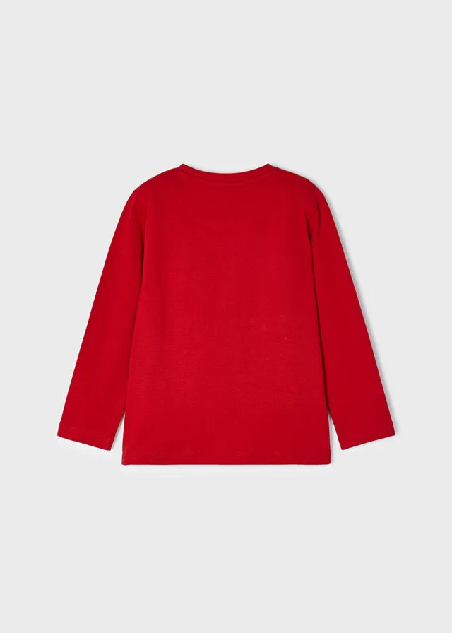 Mayoral Mini L/S Shirt _Red 4018-69