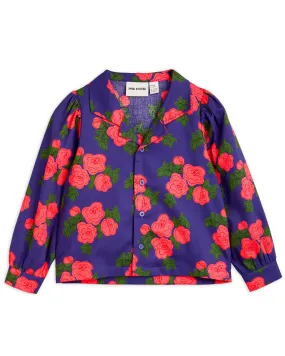 MINI RODINI Pre-SS24 Roses Woven Blouse