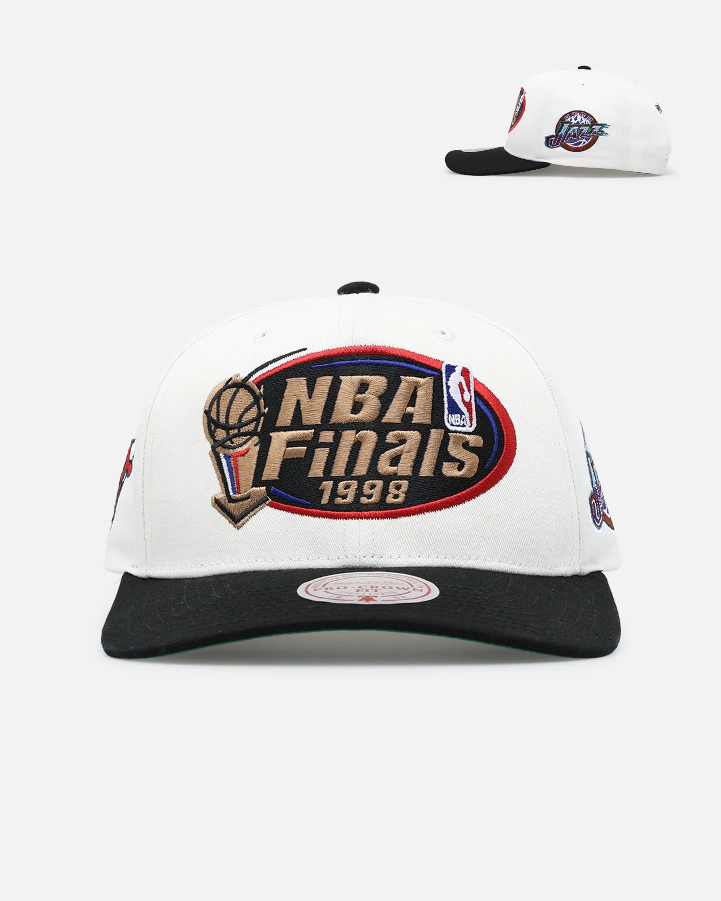 Mitchell & Ness 1998 NBA Finals Snapback White Cream/Black