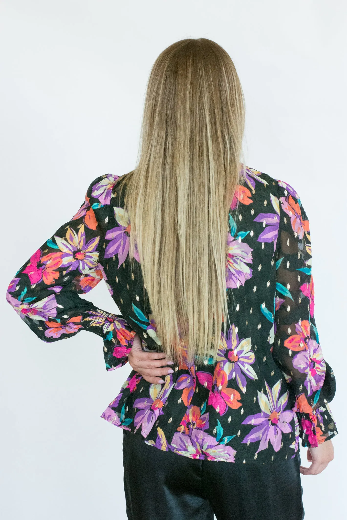 Moments You Live For Floral Printed Blouse