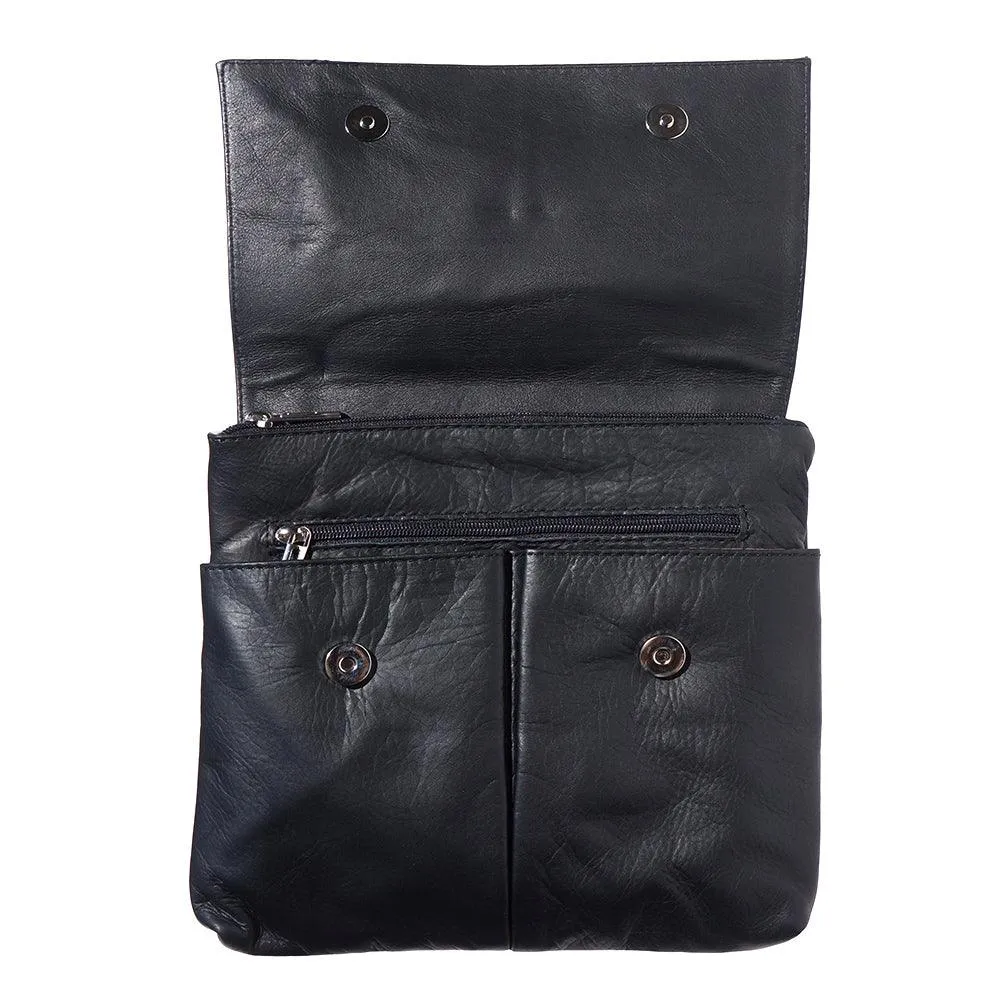 Oriana leather shoulder bag