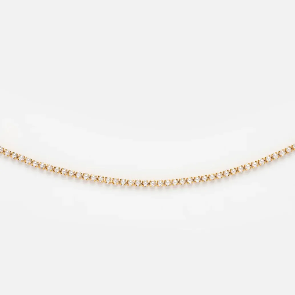 Pearl Tennis Necklace