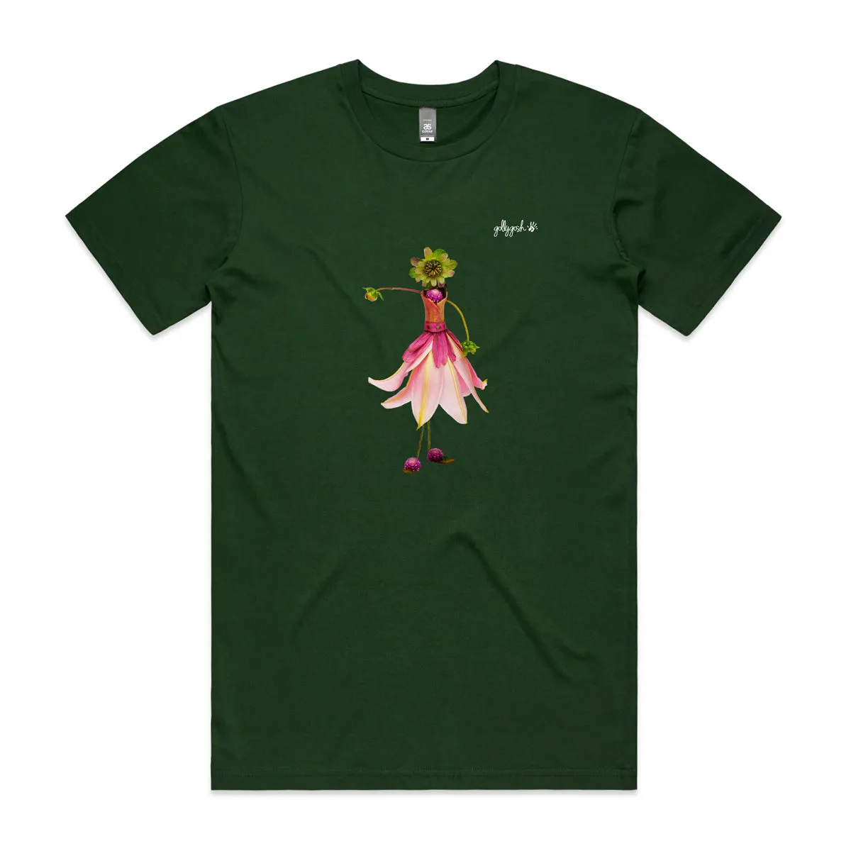 Pink Lily Ballerina Adult Tee