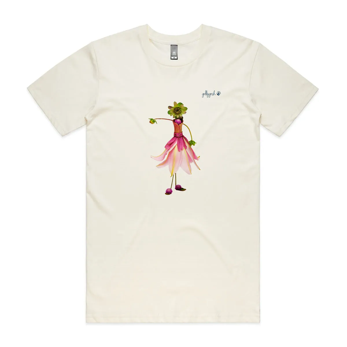 Pink Lily Ballerina Adult Tee