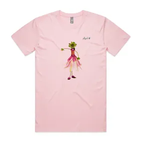 Pink Lily Ballerina Adult Tee