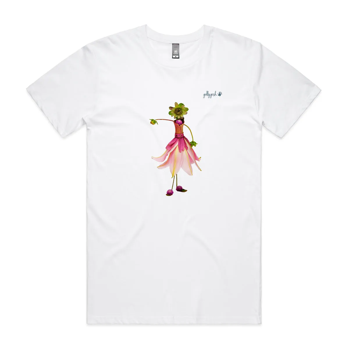 Pink Lily Ballerina Adult Tee