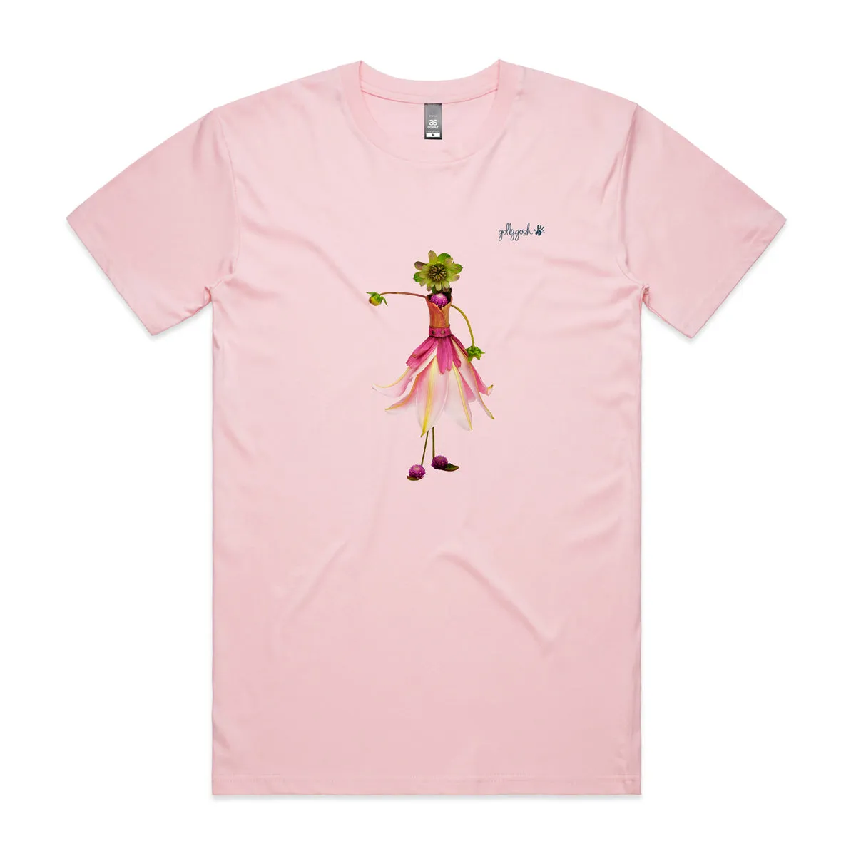 Pink Lily Ballerina Adult Tee