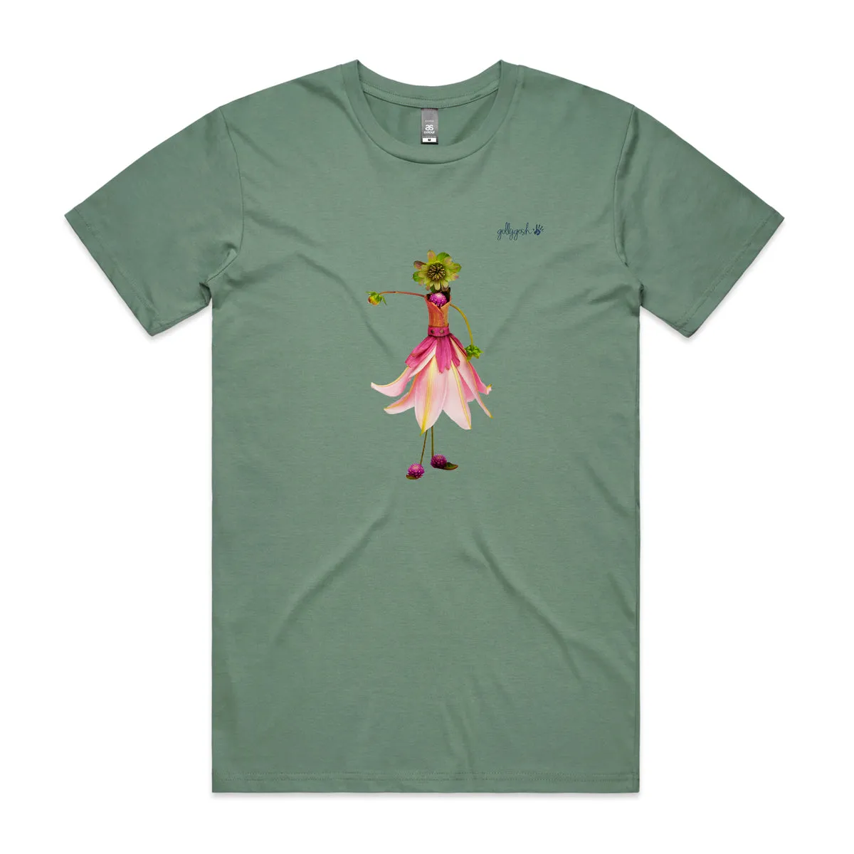 Pink Lily Ballerina Adult Tee