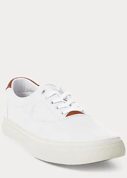 Polo Ralph Lauren - Thornton Canvas LowTop Sneakers - White