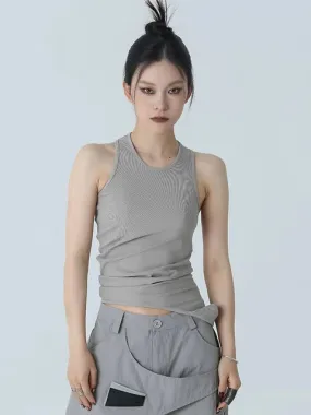 Santdee Irregular Tank - Gray