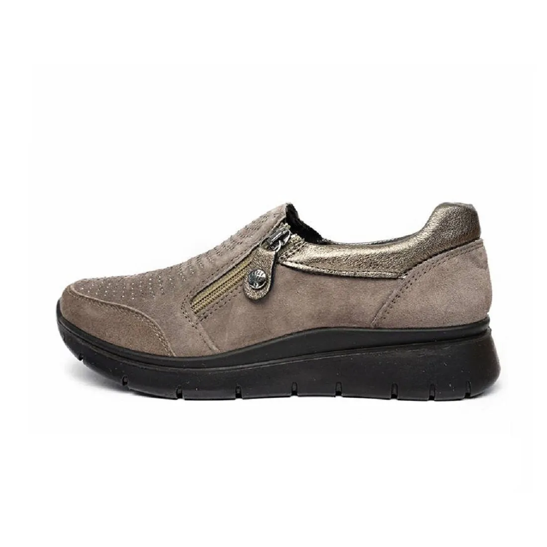 Scarpe casual da Donna - ENVAL Art. 2764022 Colore CACAO Materiale Scamosciato