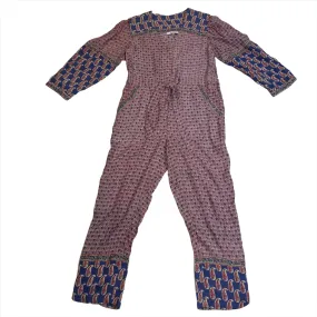 Sea New York Purple Quilt Detail Paisley Jumpsuit S