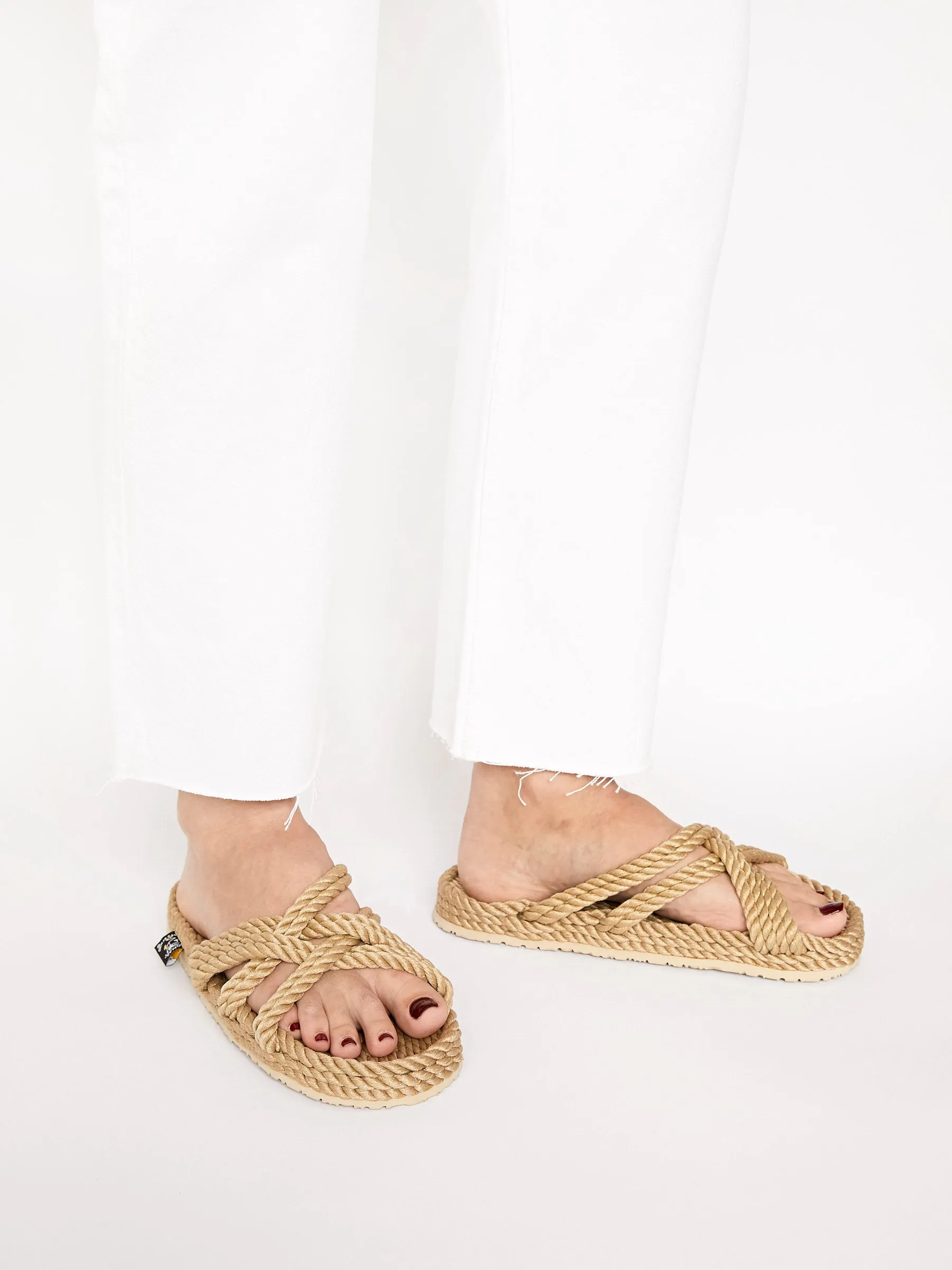 Slip On Rope Sandal with Sole