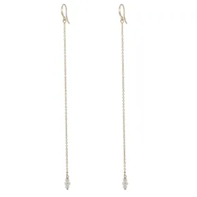 Stacked Pearl Shoulder Duster Earrings