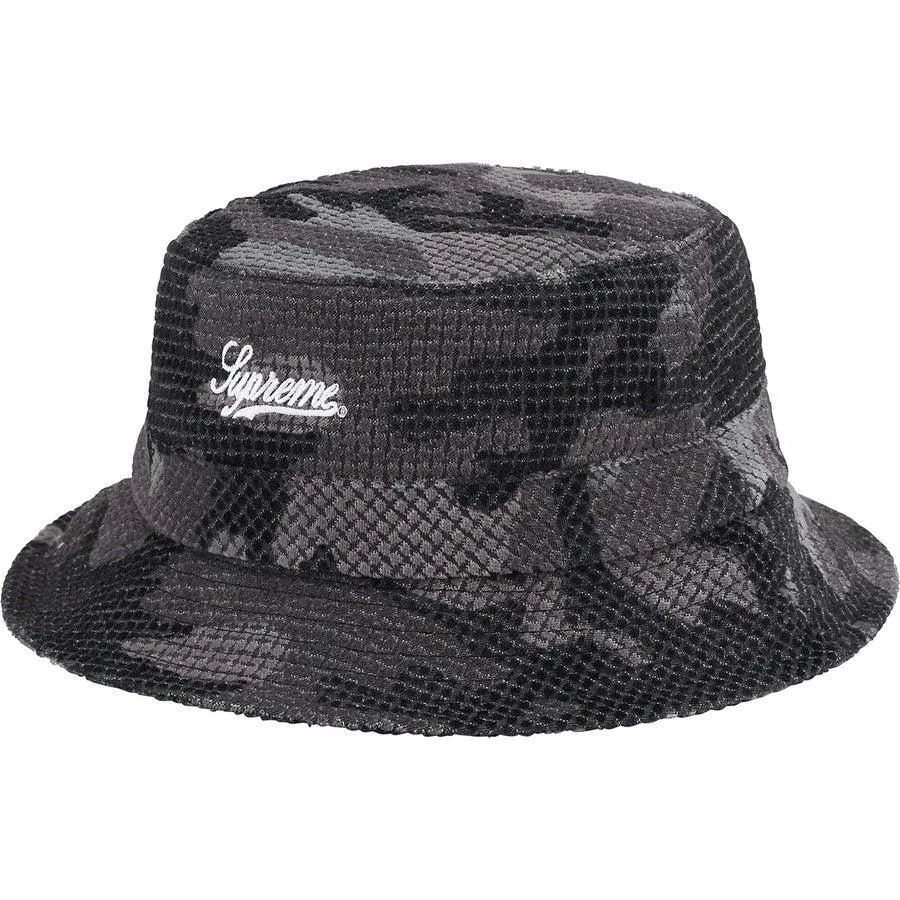 Supreme Camo Grid Velvet Crusher (Black)