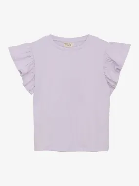 T-Shirt SS - Frill lilac