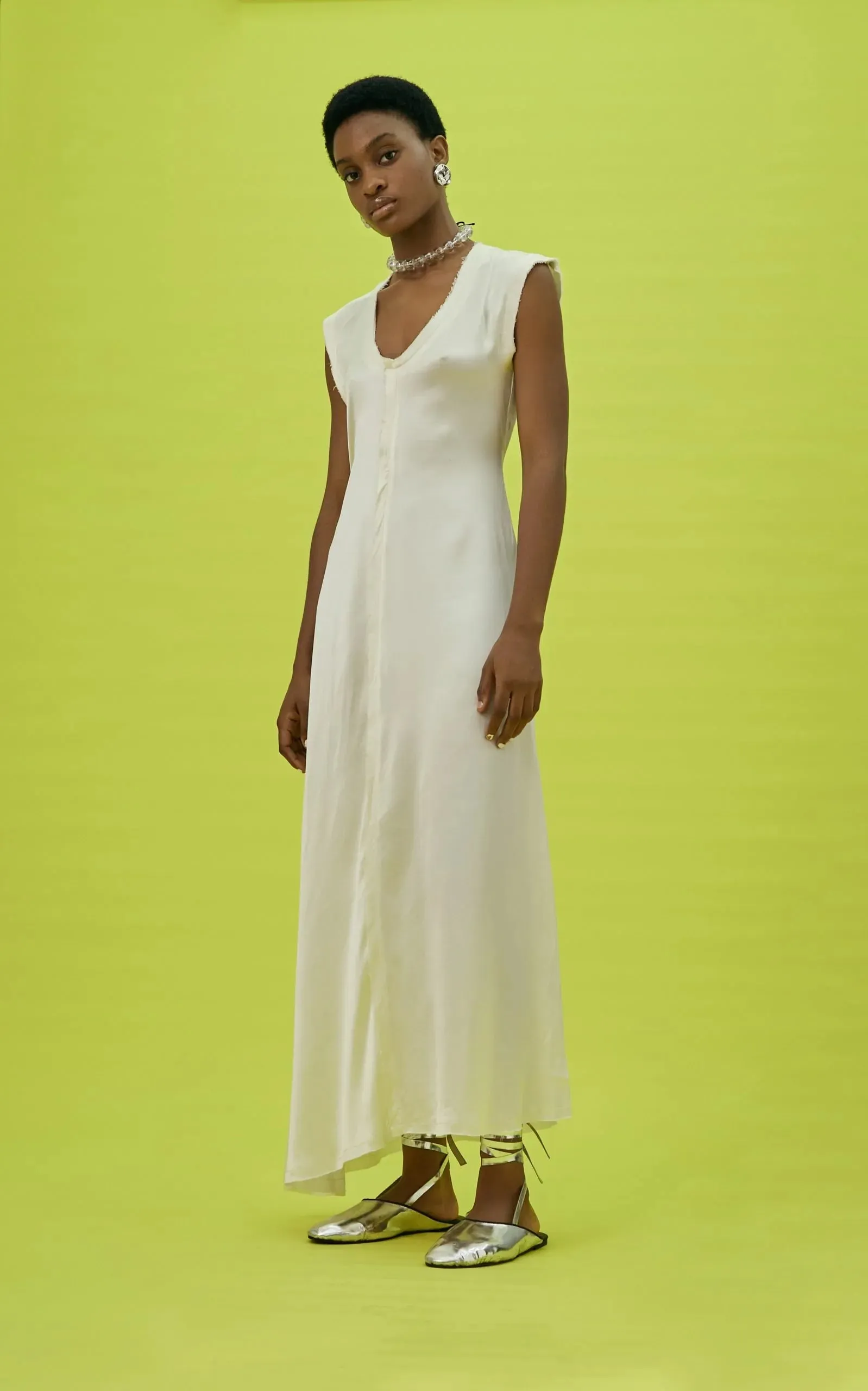 Tegun Evening Dress - Butter