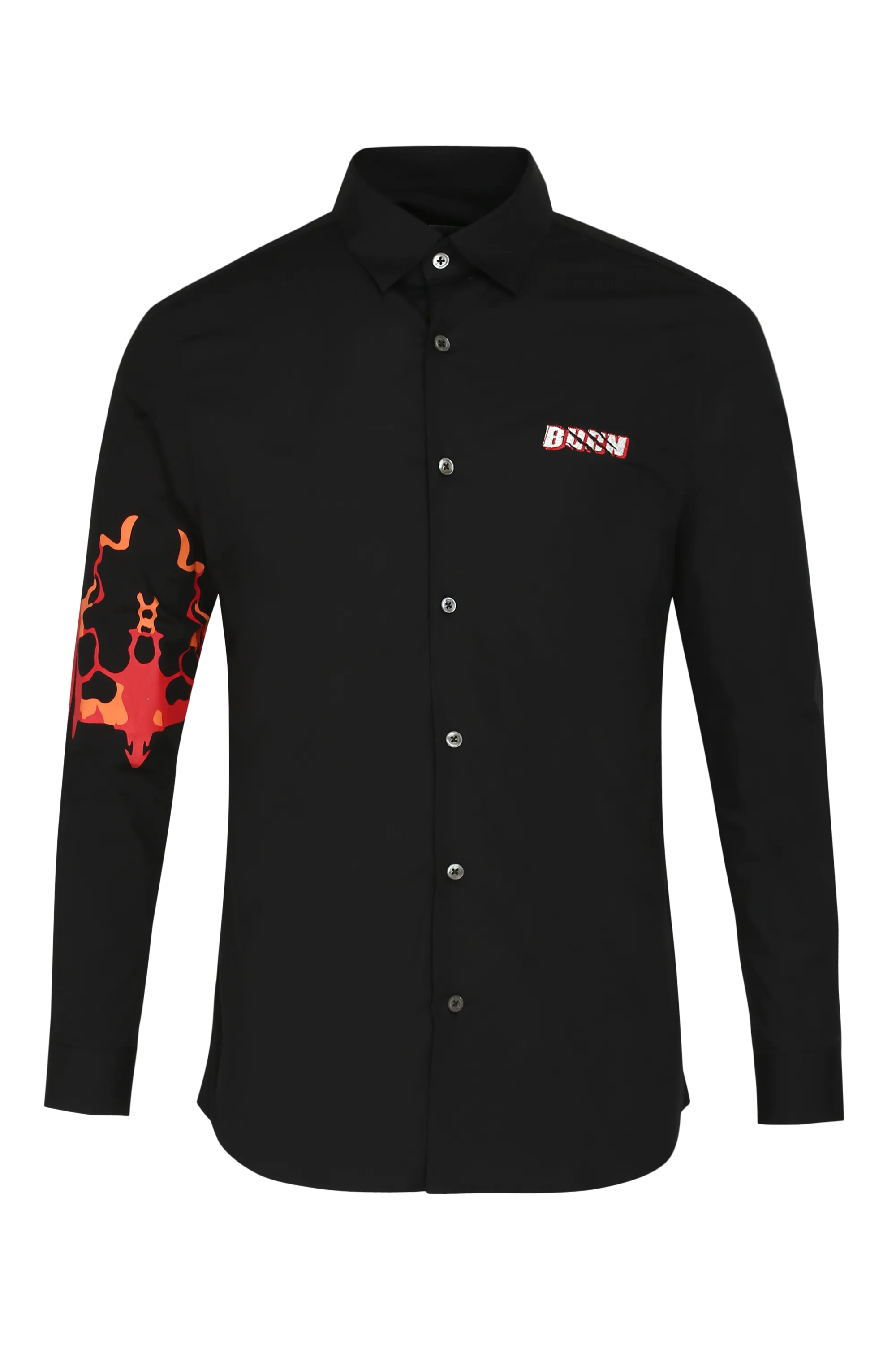 The Spit Fire Shirt in Black