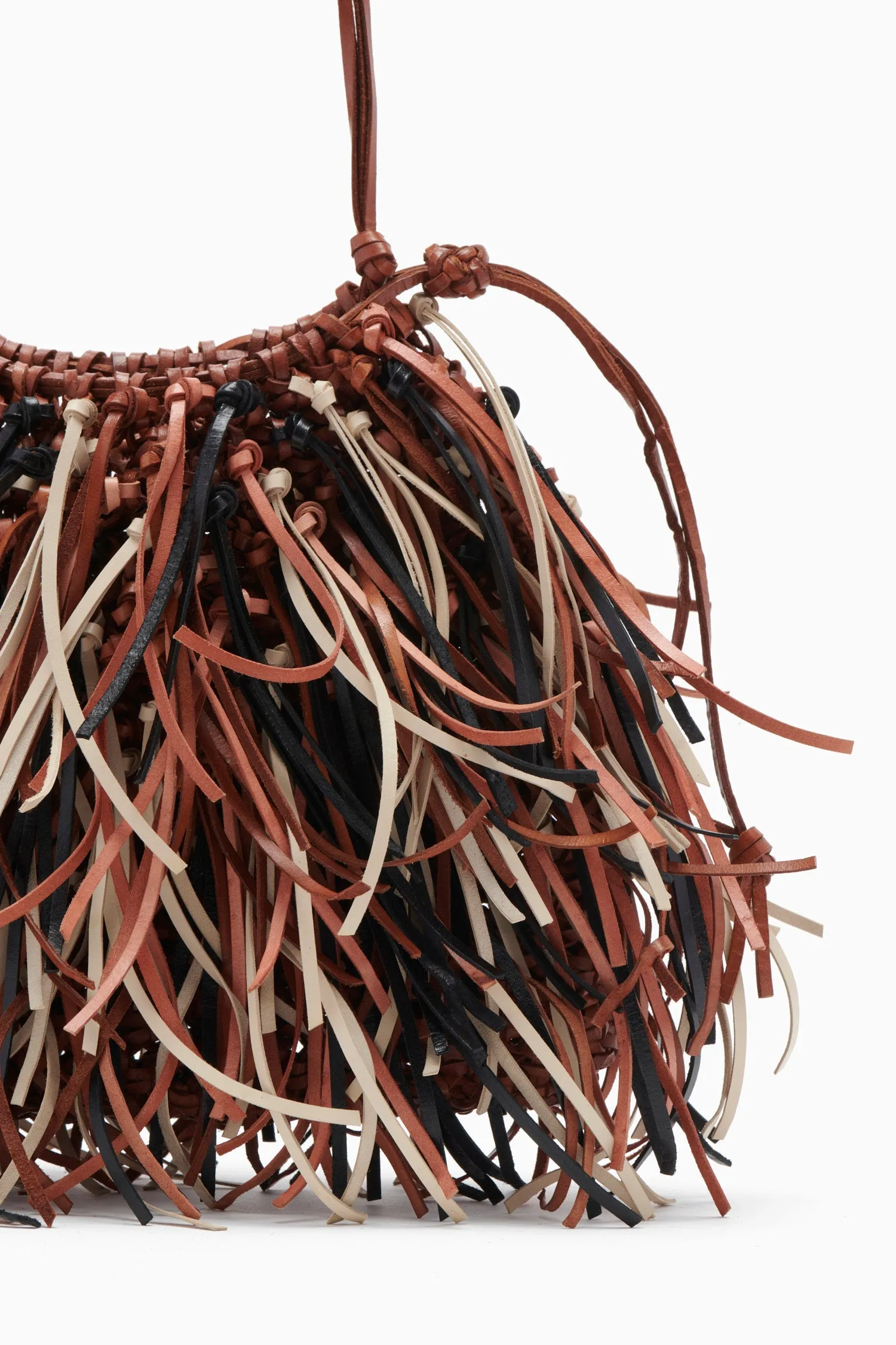 Valeria Fringe Crossbody - Driftwood