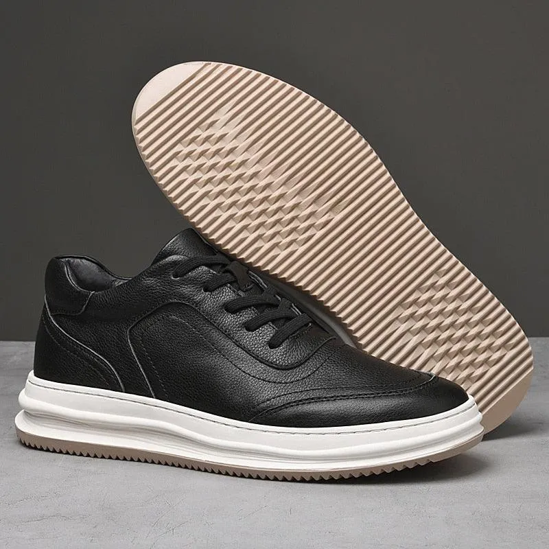 Vulcanized Leather Men's Casual Shoes - Sneakers GW434