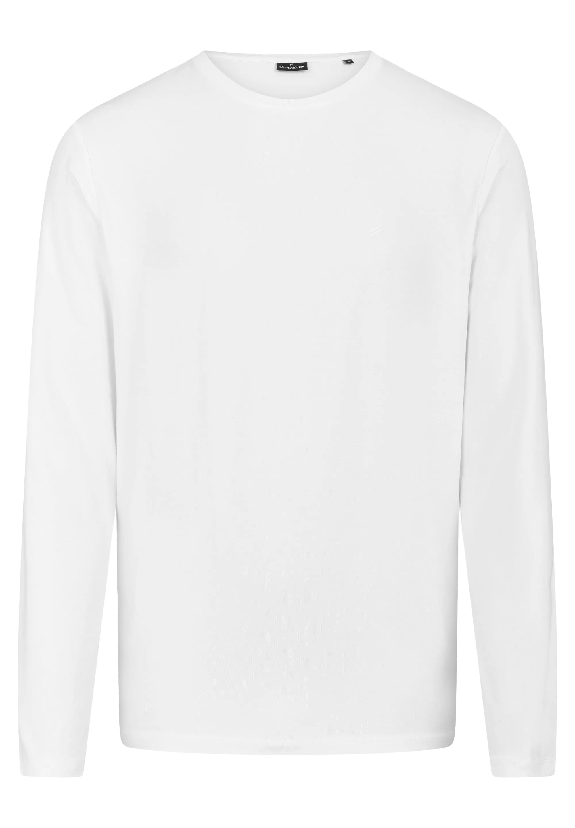 White Long Sleeve Crew