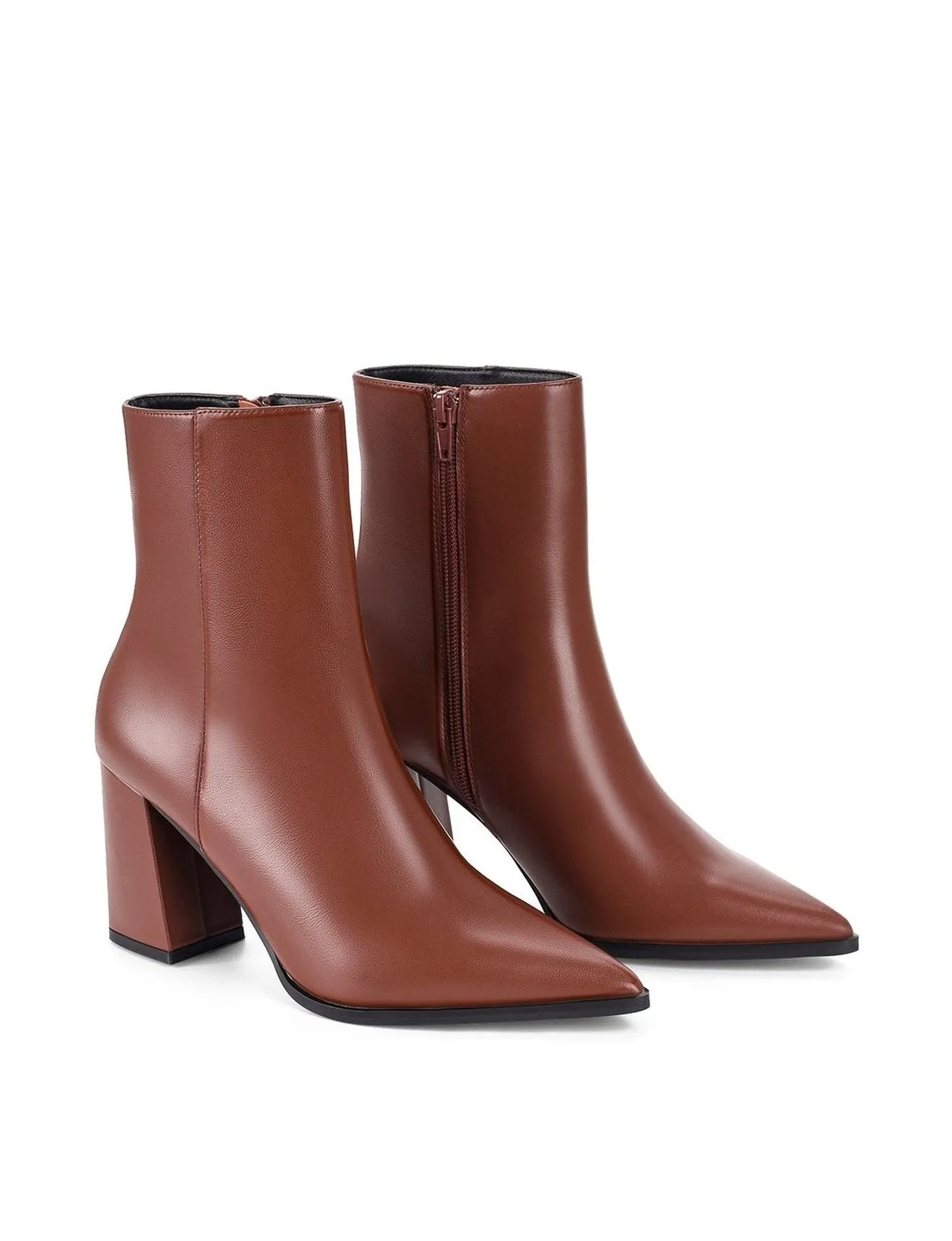 Willing Ankle Boots - Rust Leather