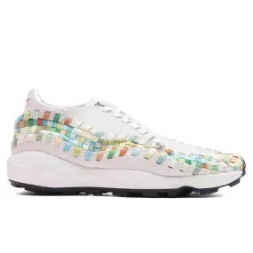 Women's Air Footscape Woven - Summit White/Black/Multi-Color