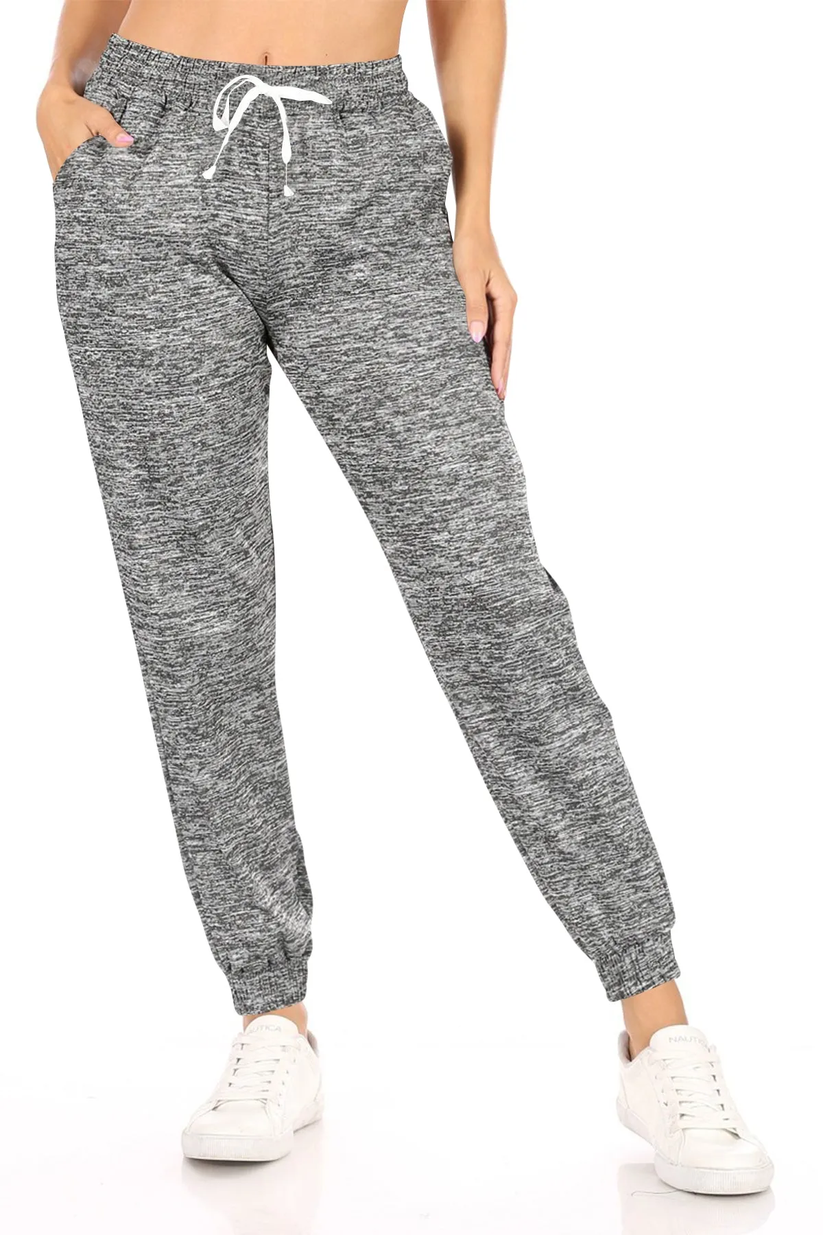 Women's Casual High Waist Drawstring Jogger Pants