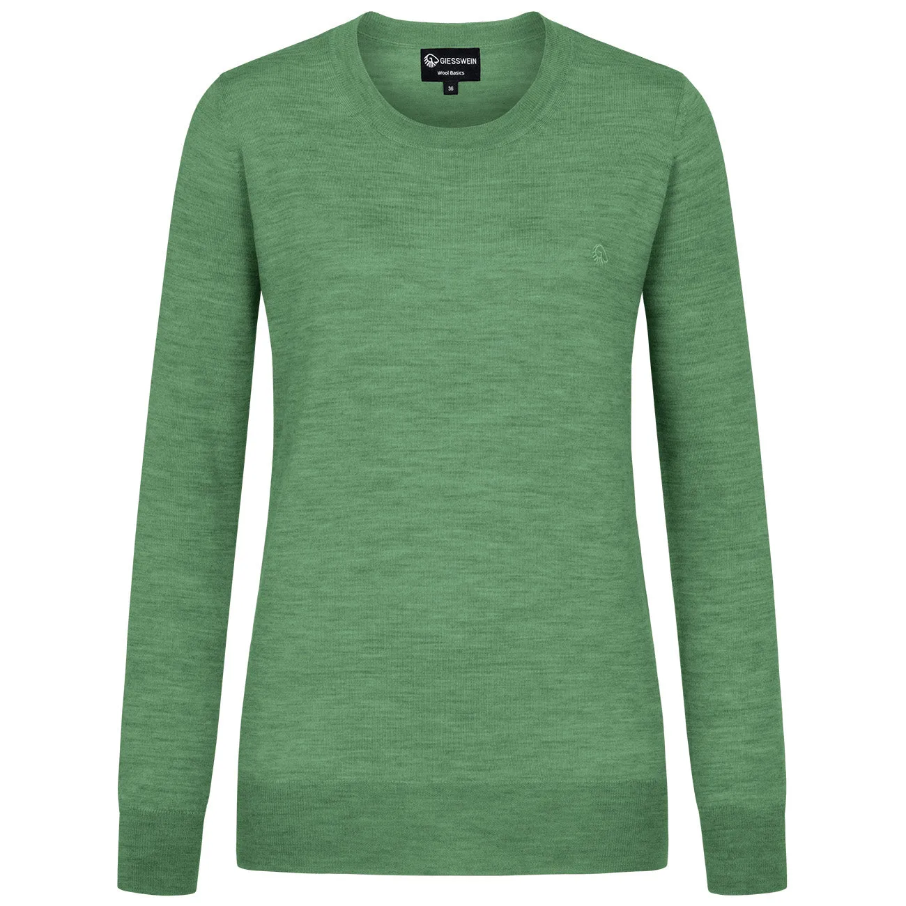 Wool Pullover Light Round Neck Women