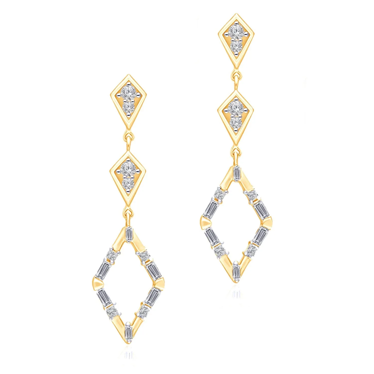 Yellow Gold Diamond Legendary Earrings