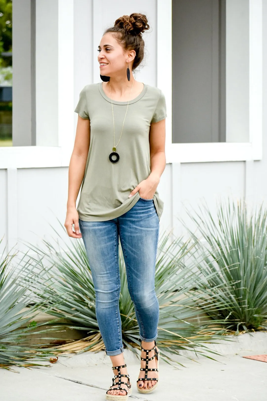 You Only Know Light Olive Top